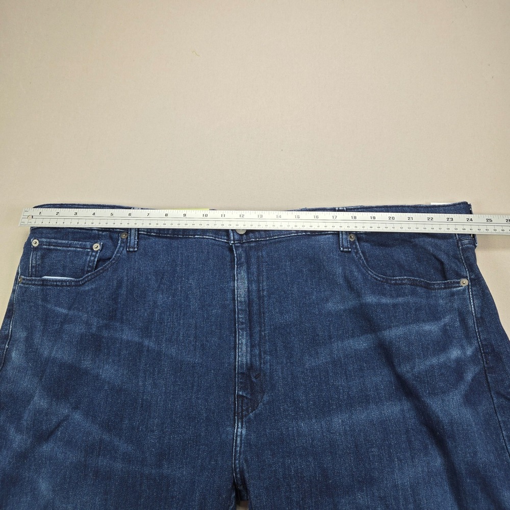 Levi's Jeans 502 Taper Flex Stretch Medium Wash Blue Mens 48x34 - Picture 16 of 16